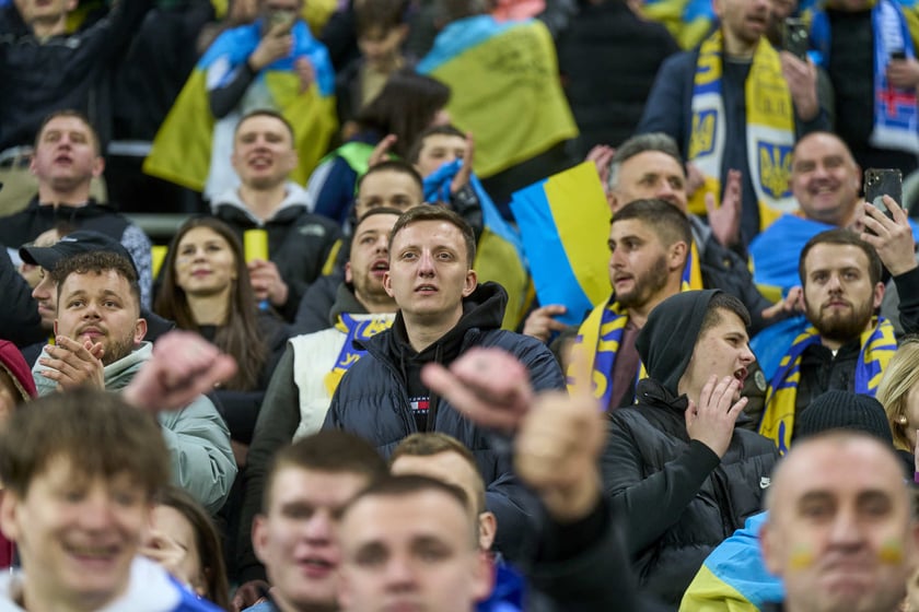 Ukraina - Islandia na Tarczyński Arenie - zdjęcia z meczu oraz kibiców