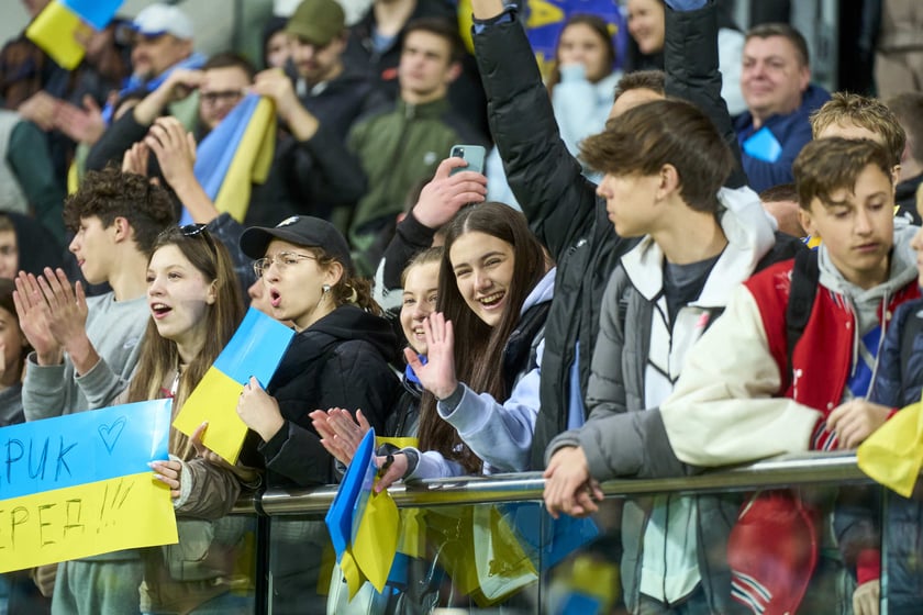 Ukraina - Islandia na Tarczyński Arenie - zdjęcia z meczu oraz kibiców