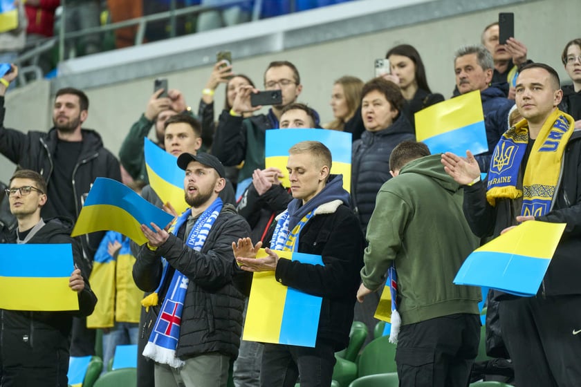 Ukraina - Islandia na Tarczyński Arenie - zdjęcia z meczu oraz kibiców