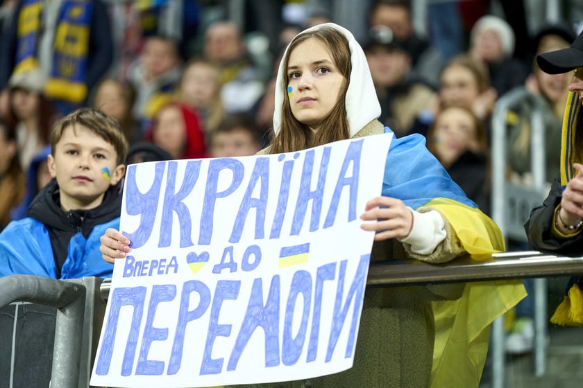 Ukraina - Islandia na Tarczyński Arenie - zdjęcia z meczu oraz kibiców