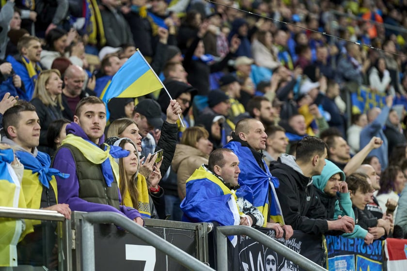 Ukraina - Islandia na Tarczyński Arenie - zdjęcia z meczu oraz kibiców
