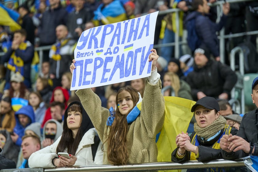 Ukraina - Islandia na Tarczyński Arenie - zdjęcia z meczu oraz kibiców
