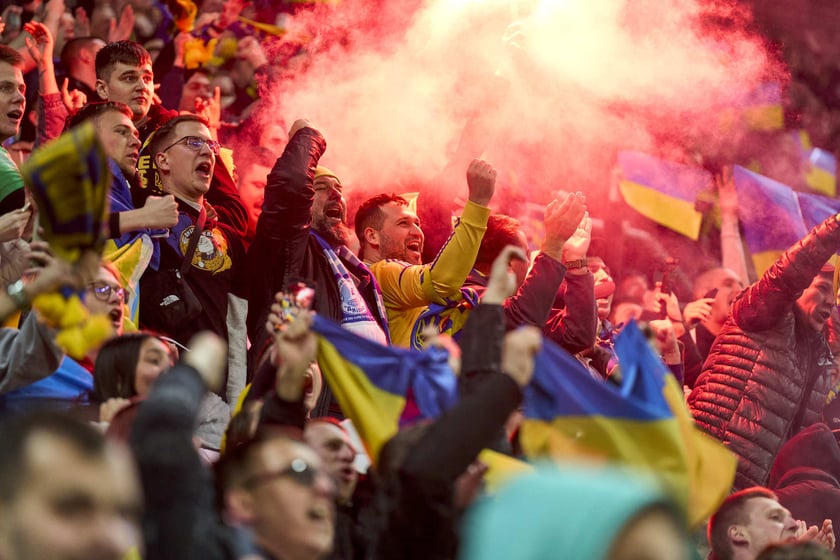 Ukraina - Islandia na Tarczyński Arenie - zdjęcia z meczu oraz kibiców