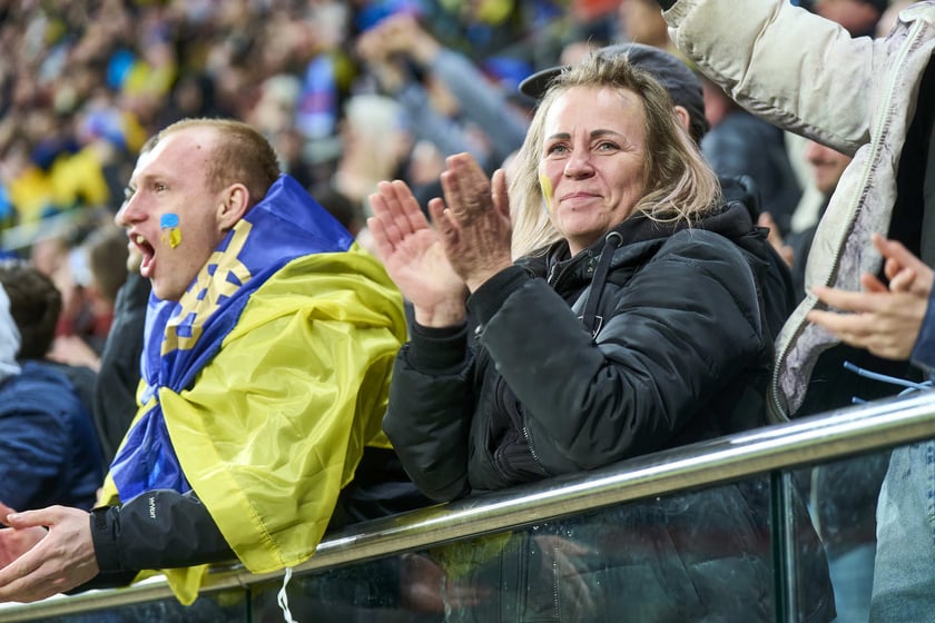 Ukraina - Islandia na Tarczyński Arenie - zdjęcia z meczu oraz kibiców