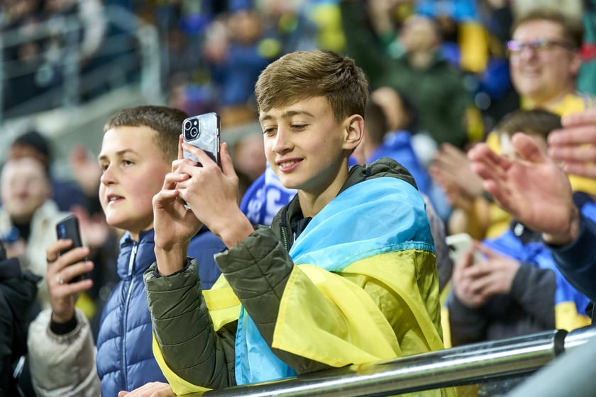 Ukraina - Islandia na Tarczyński Arenie - zdjęcia z meczu oraz kibiców