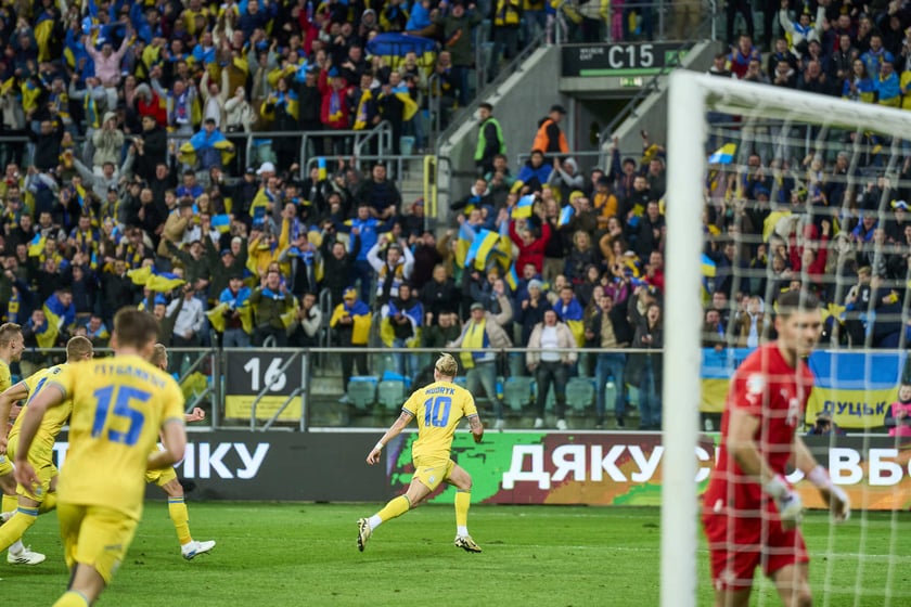 Ukraina - Islandia na Tarczyński Arenie - zdjęcia z meczu oraz kibiców