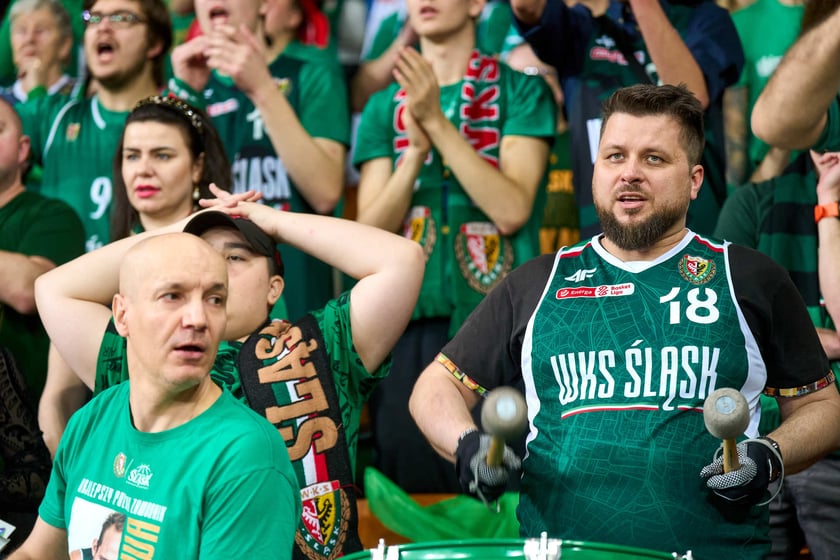 Mecz Śląska z Anwilem w Hali Stulecia, 27 marca 2024