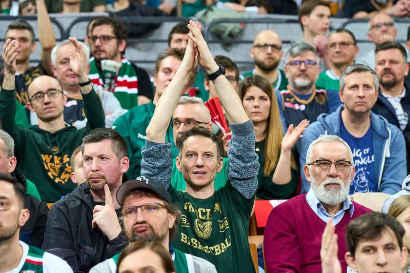 Mecz Śląska z Anwilem w Hali Stulecia, 27 marca 2024