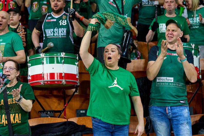 Mecz Śląska z Anwilem w Hali Stulecia, 27 marca 2024