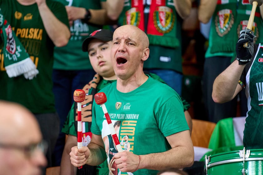 Mecz Śląska z Anwilem w Hali Stulecia, 27 marca 2024