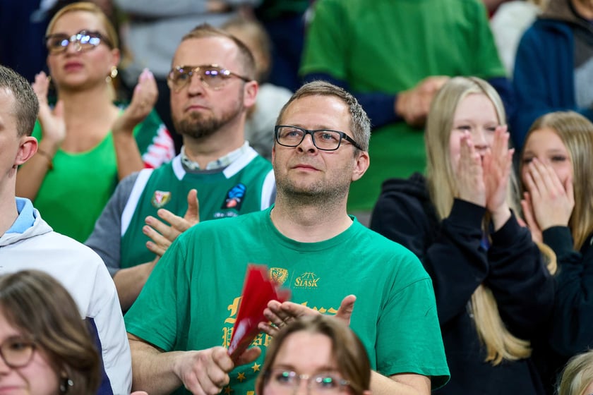 Mecz Śląska z Anwilem w Hali Stulecia, 27 marca 2024