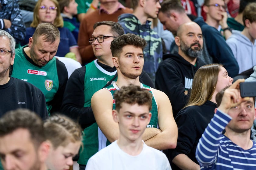 Mecz Śląska z Anwilem w Hali Stulecia, 27 marca 2024