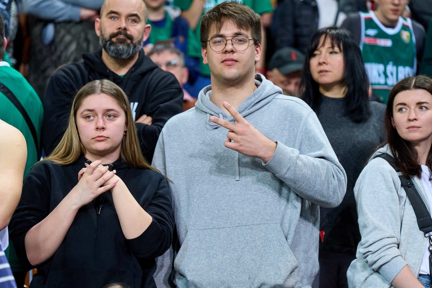 Mecz Śląska z Anwilem w Hali Stulecia, 27 marca 2024