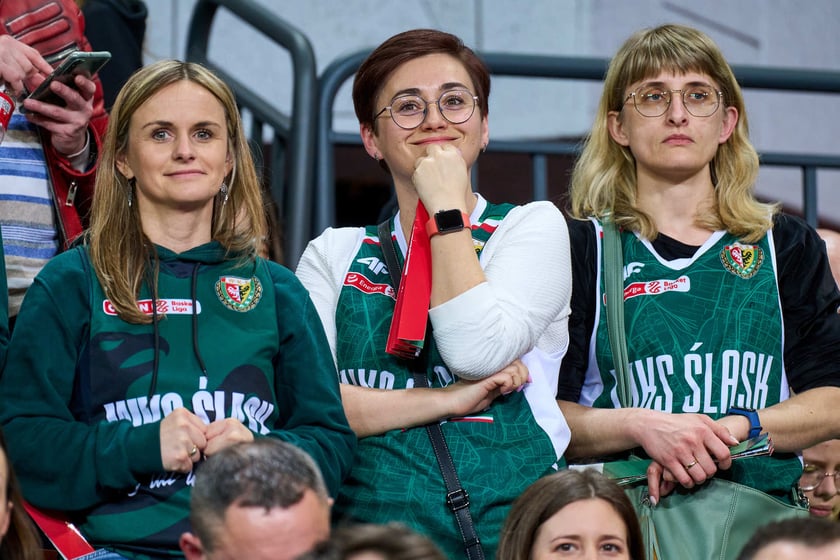 Mecz Śląska z Anwilem w Hali Stulecia, 27 marca 2024