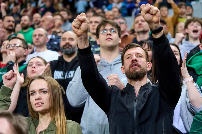 Mecz Śląska z Anwilem w Hali Stulecia, 27 marca 2024