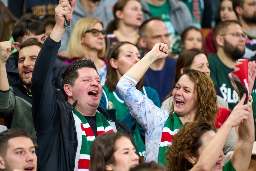 Mecz Śląska z Anwilem w Hali Stulecia, 27 marca 2024
