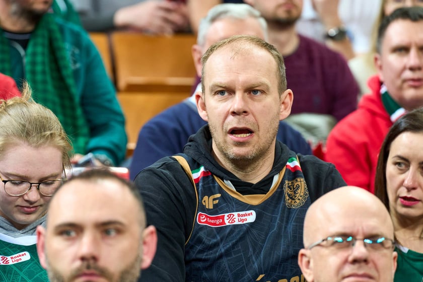Mecz Śląska z Anwilem w Hali Stulecia, 27 marca 2024