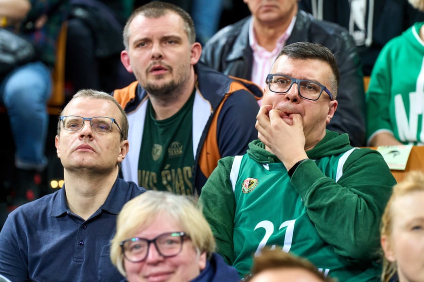 Mecz Śląska z Anwilem w Hali Stulecia, 27 marca 2024