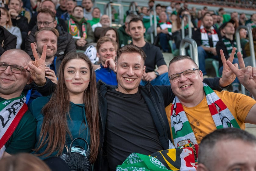 Zdjęcia kibiców z meczu Śląsk Wrocław - Warta Poznań