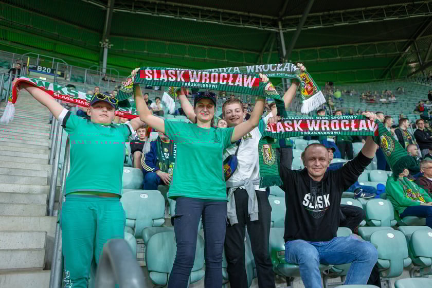 Zdjęcia kibiców z meczu Śląsk Wrocław - Warta Poznań