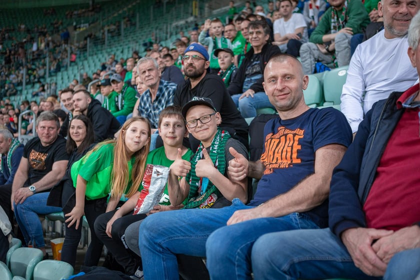 Zdjęcia kibiców z meczu Śląsk Wrocław - Warta Poznań
