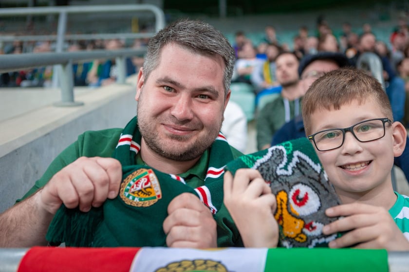 Zdjęcia kibiców z meczu Śląsk Wrocław - Warta Poznań