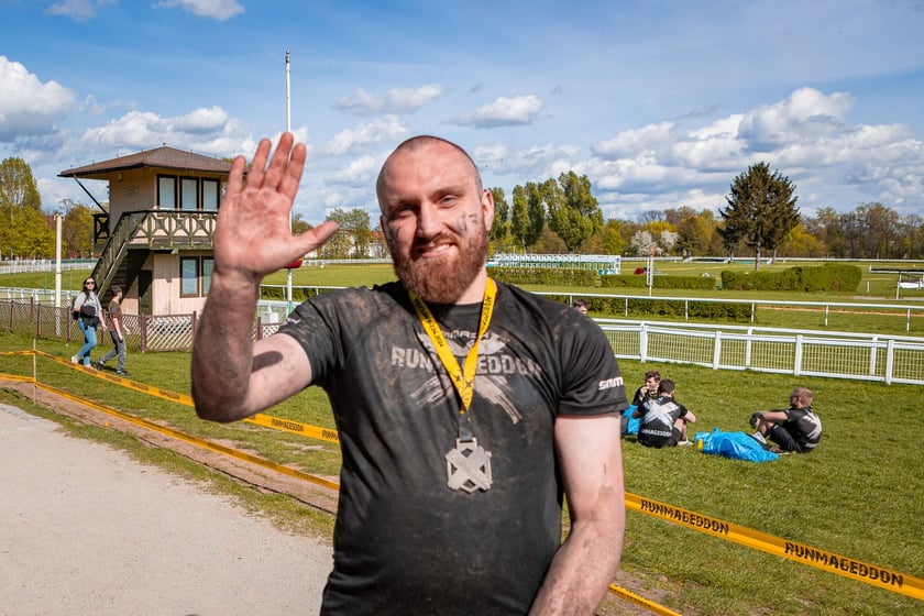 Na zdjęciu Runmageddon Wrocław Partynice 2024 &ndash; uczestnicy
