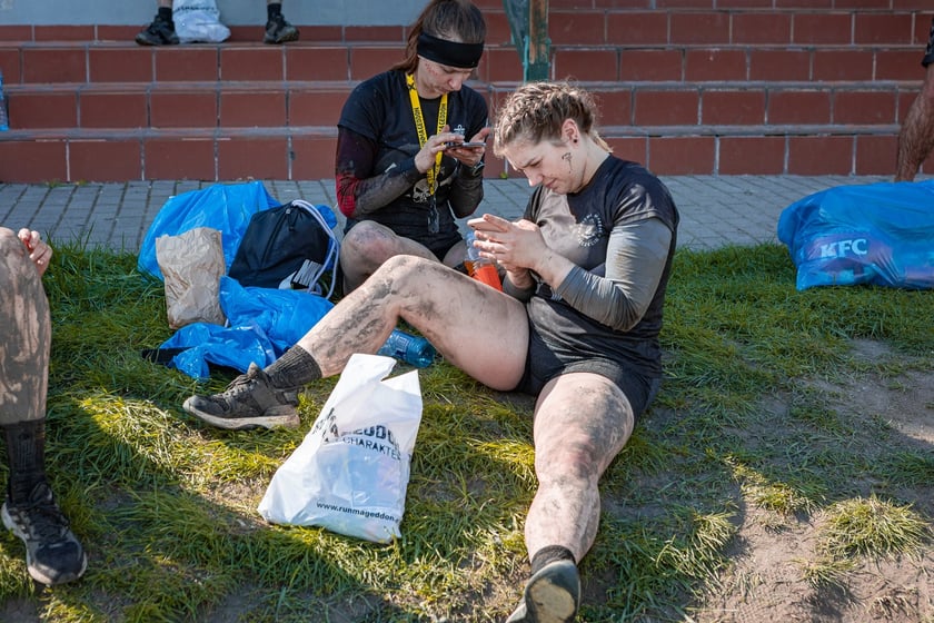Na zdjęciu Runmageddon Wrocław Partynice 2024 &ndash; uczestnicy
