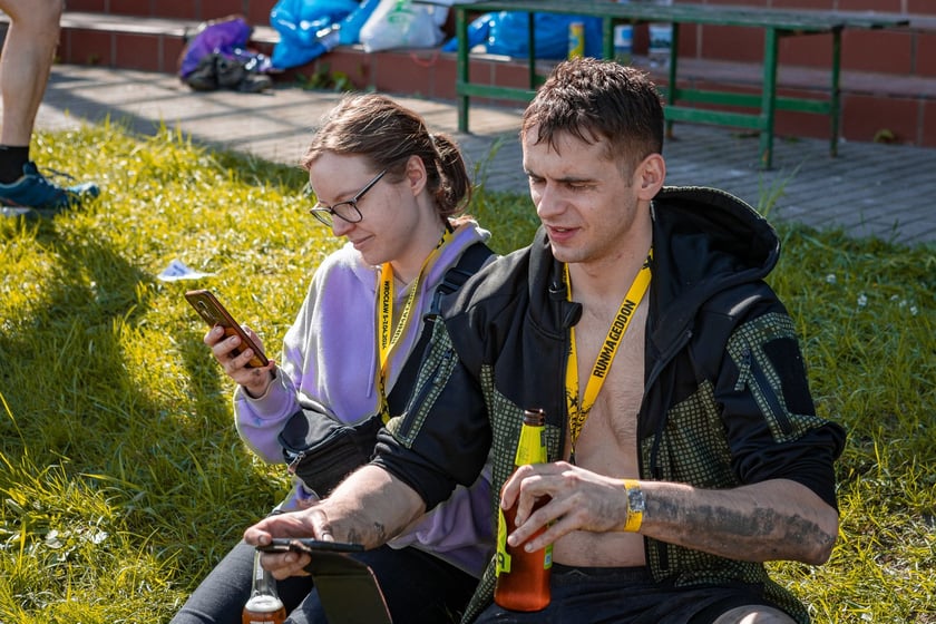 Na zdjęciu Runmageddon Wrocław Partynice 2024 &ndash; uczestnicy
