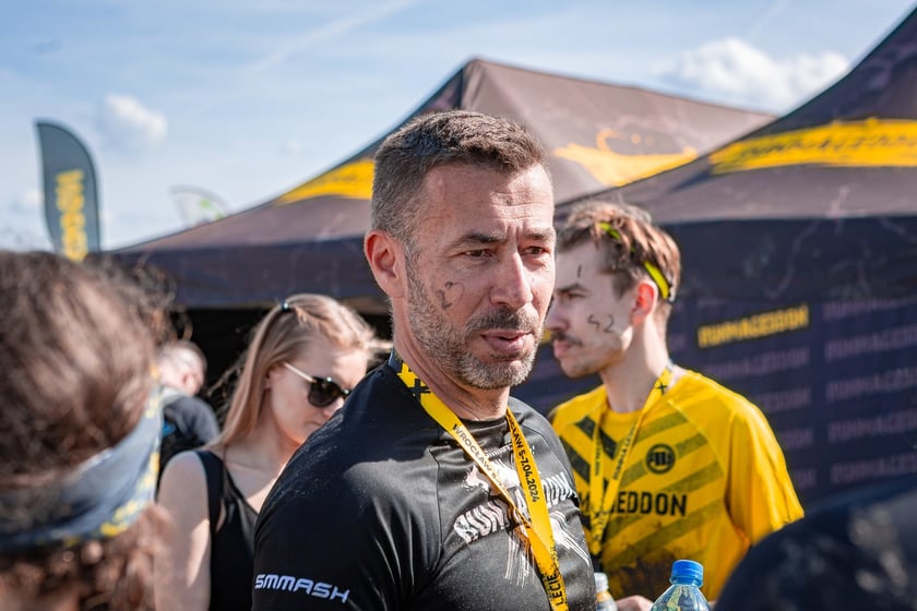 Na zdjęciu Runmageddon Wrocław Partynice 2024 &ndash; uczestnicy