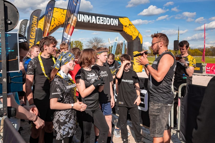 Na zdjęciu Runmageddon Wrocław Partynice 2024 &ndash; uczestnicy