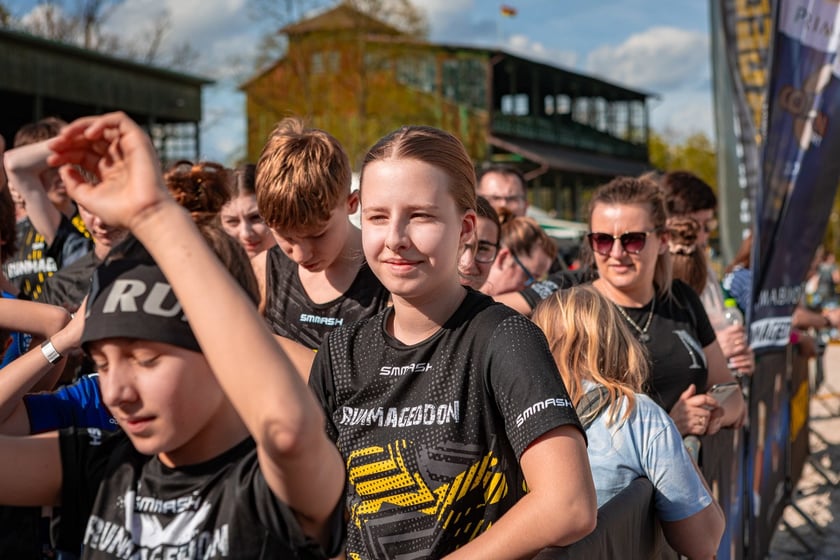 Na zdjęciu Runmageddon Wrocław Partynice 2024 &ndash; uczestnicy