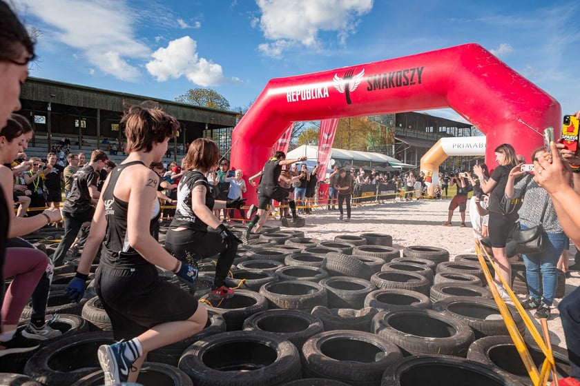 Na zdjęciu Runmageddon Wrocław Partynice 2024 &ndash; uczestnicy