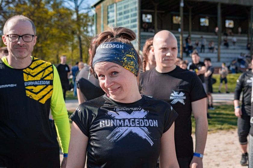 Na zdjęciu Runmageddon Wrocław Partynice 2024 &ndash; uczestnicy