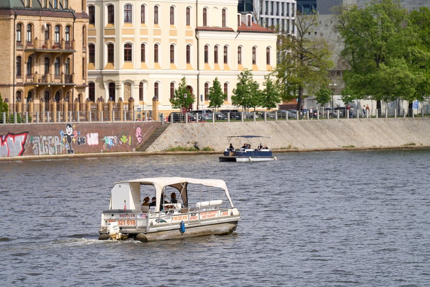 Sezon żeglugowy na Odrze we Wrocławiu
