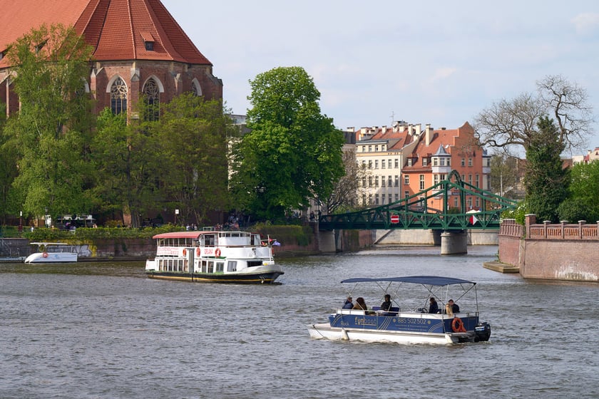 Sezon żeglugowy na Odrze we Wrocławiu