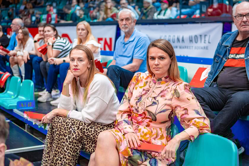 Kibice na meczu Śląska Wrocław z drużyną Arriva Polski Cukier Toruń w Orbicie