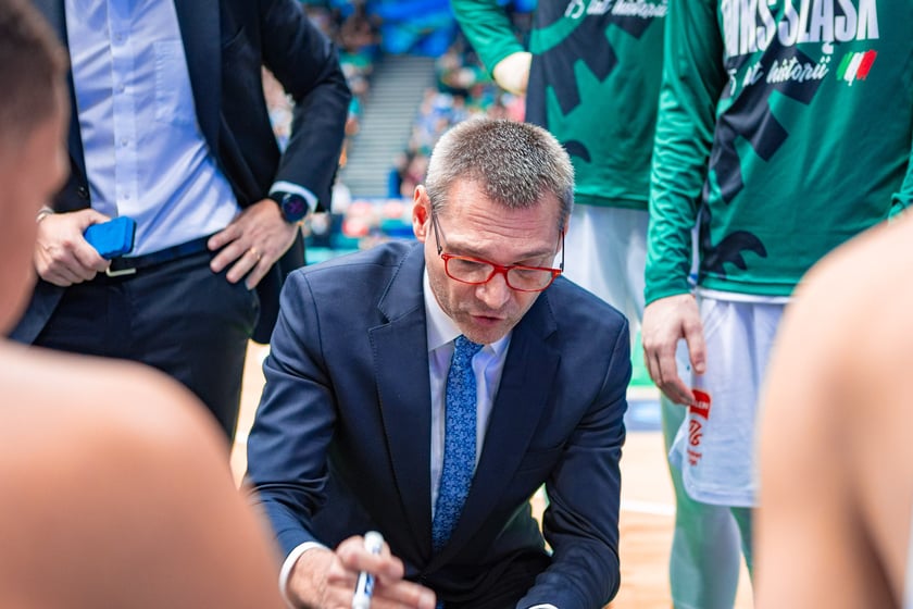 Kibice na meczu Śląska Wrocław z drużyną Arriva Polski Cukier Toruń w Orbicie