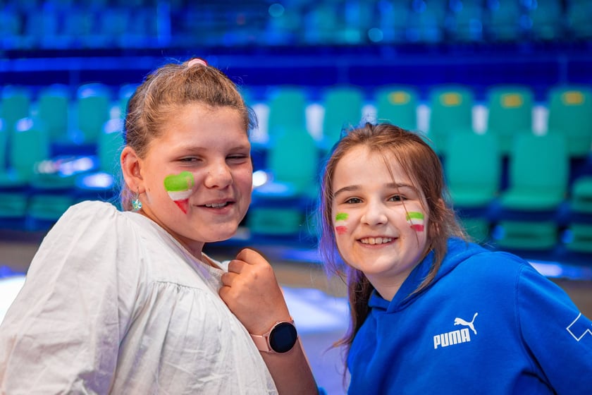 Kibice na meczu Śląska Wrocław z drużyną Arriva Polski Cukier Toruń w Orbicie