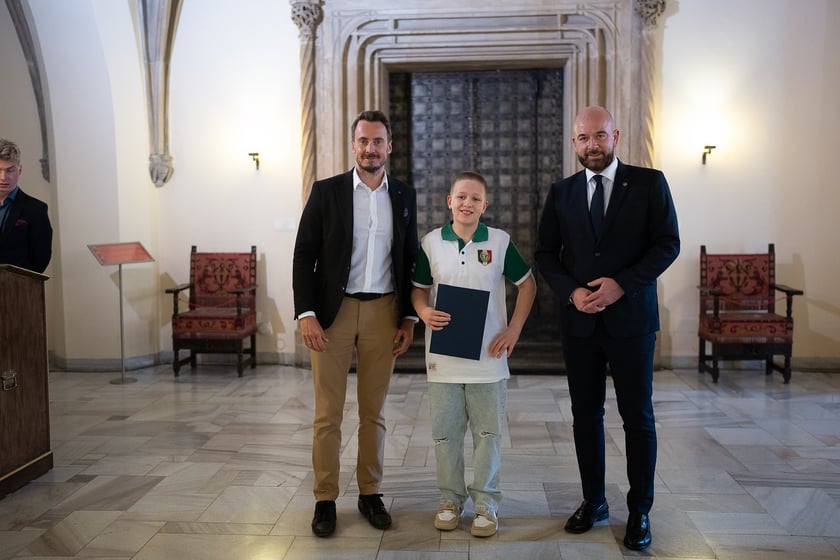 wręczenie nagród sportowcom i trenerom w Starym Ratuszu