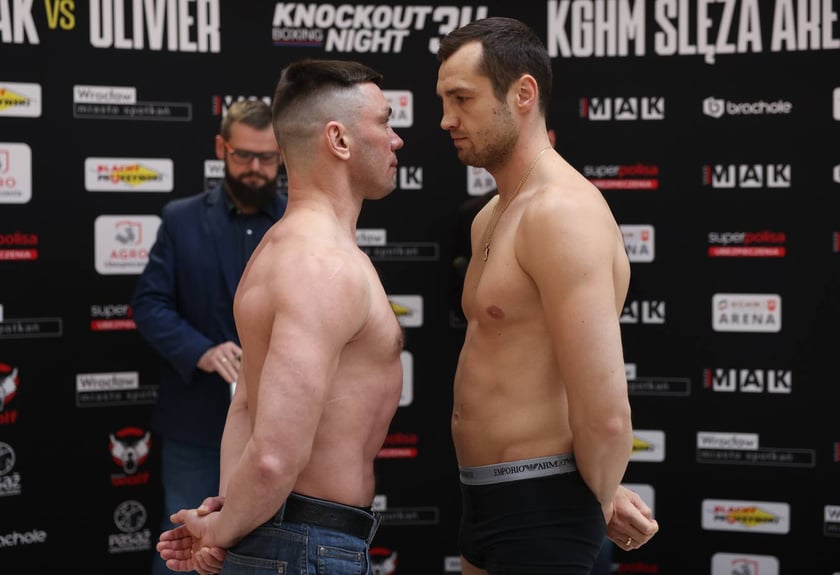 Knockout Boxing Night 34 - ważenie zawodników przed walką bokserską