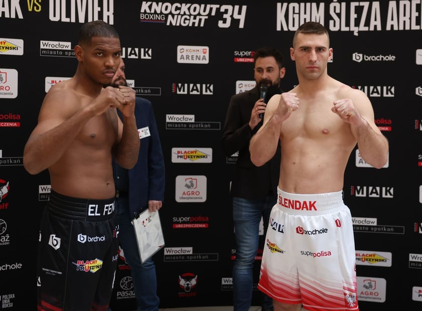 Knockout Boxing Night 34 - ważenie zawodników przed walką bokserską
