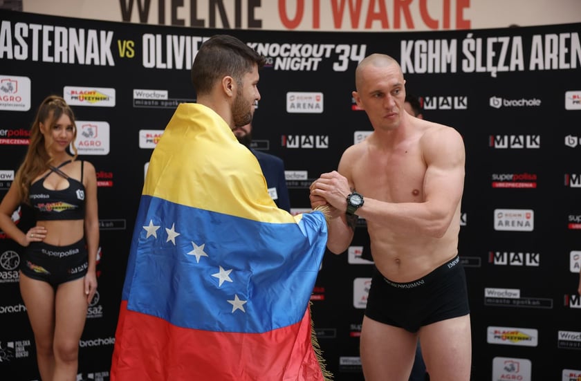 Knockout Boxing Night 34 - ważenie zawodników przed walką bokserską