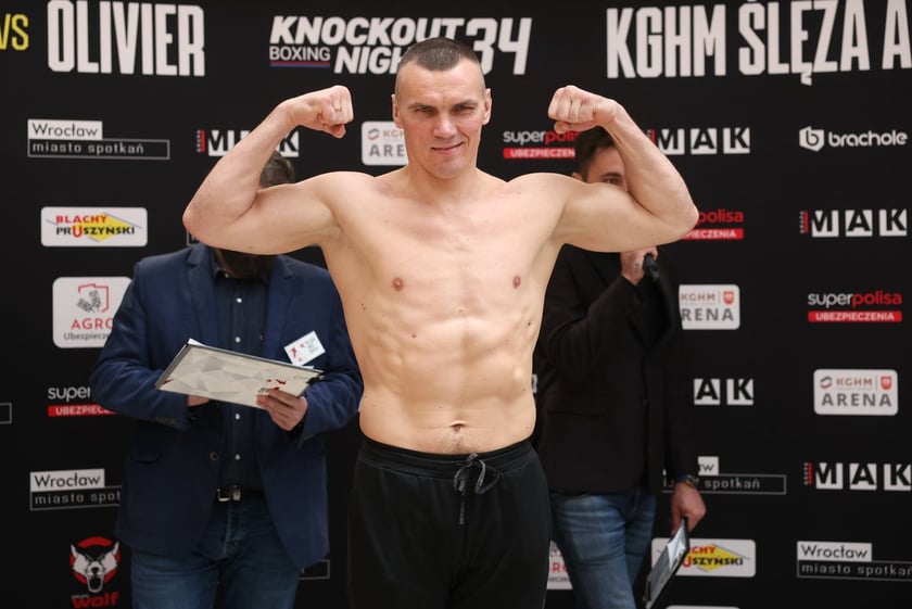 Knockout Boxing Night 34 - ważenie zawodników przed walką bokserską