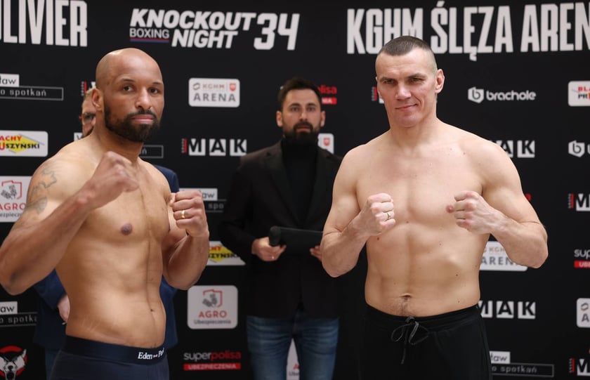 Knockout Boxing Night 34 - ważenie zawodników przed walką bokserską