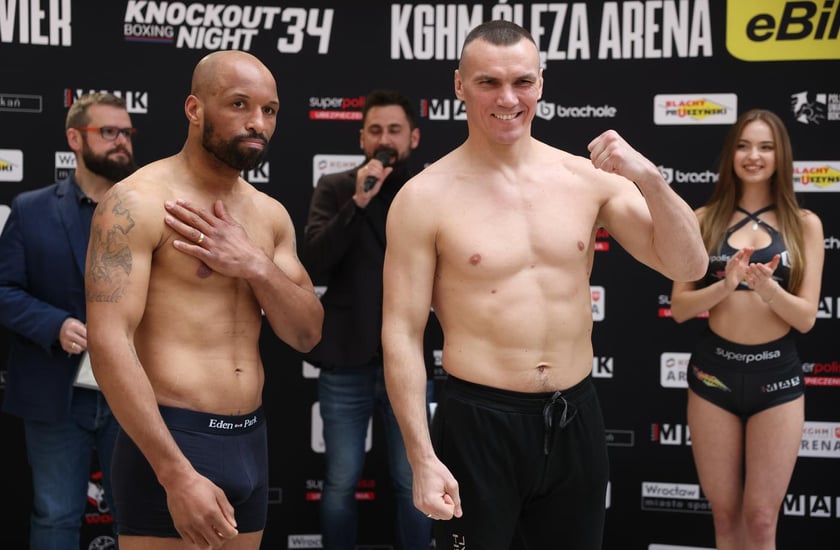 Knockout Boxing Night 34 - ważenie zawodników przed walką bokserską
