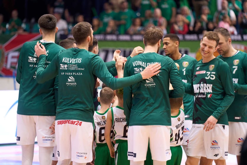 Mecz koszykówki Śląsk Wrocław - Sokół Łańcut, Hala Orbita, 27.04.2024