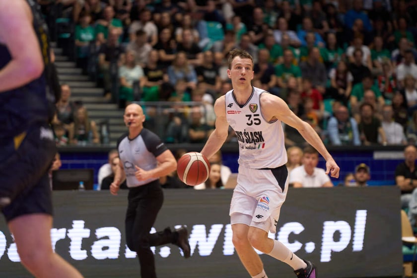 Mecz koszykówki Śląsk Wrocław - Sokół Łańcut, Hala Orbita, 27.04.2024