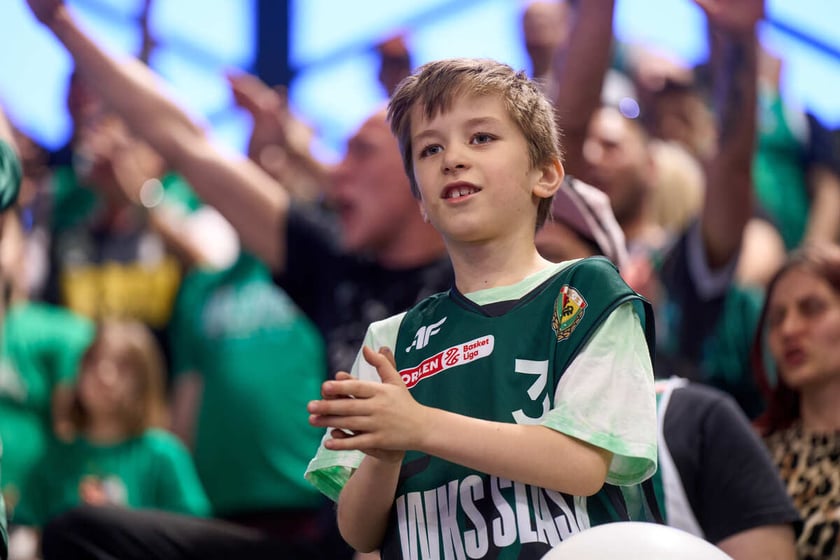 Mecz koszykówki Śląsk Wrocław - Sokół Łańcut, Hala Orbita, 27.04.2024