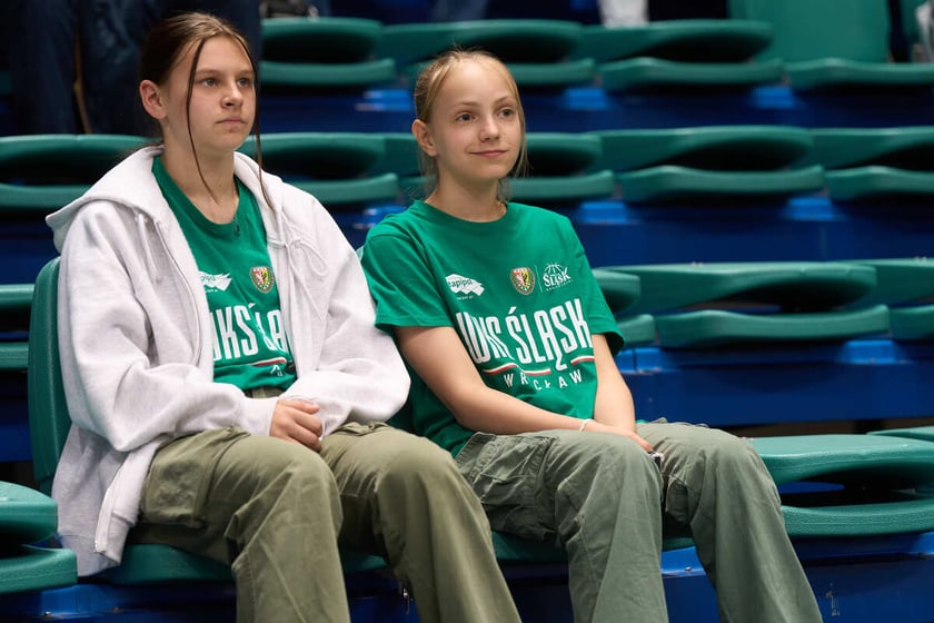Mecz koszykówki Śląsk Wrocław - Sokół Łańcut, Hala Orbita, 27.04.2024